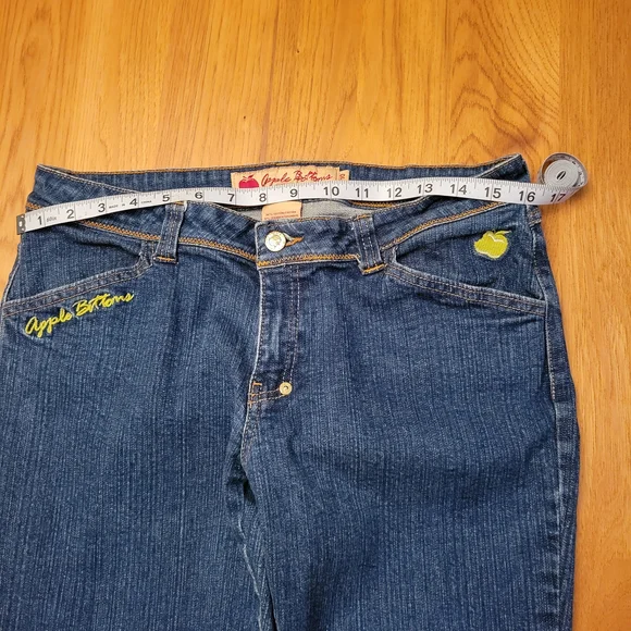 Apple Bottoms Blue Denim Jeans with Contrast Stitching - Picture 5 of 8